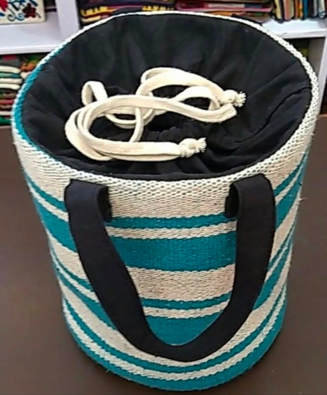 Himkimalya Stripe Bucket Bag E104