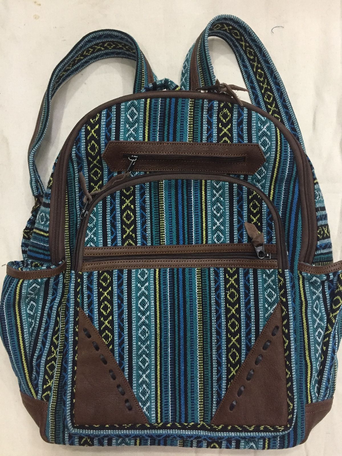 Hemp Backpack – Handmade in Nepal. (BAG16)