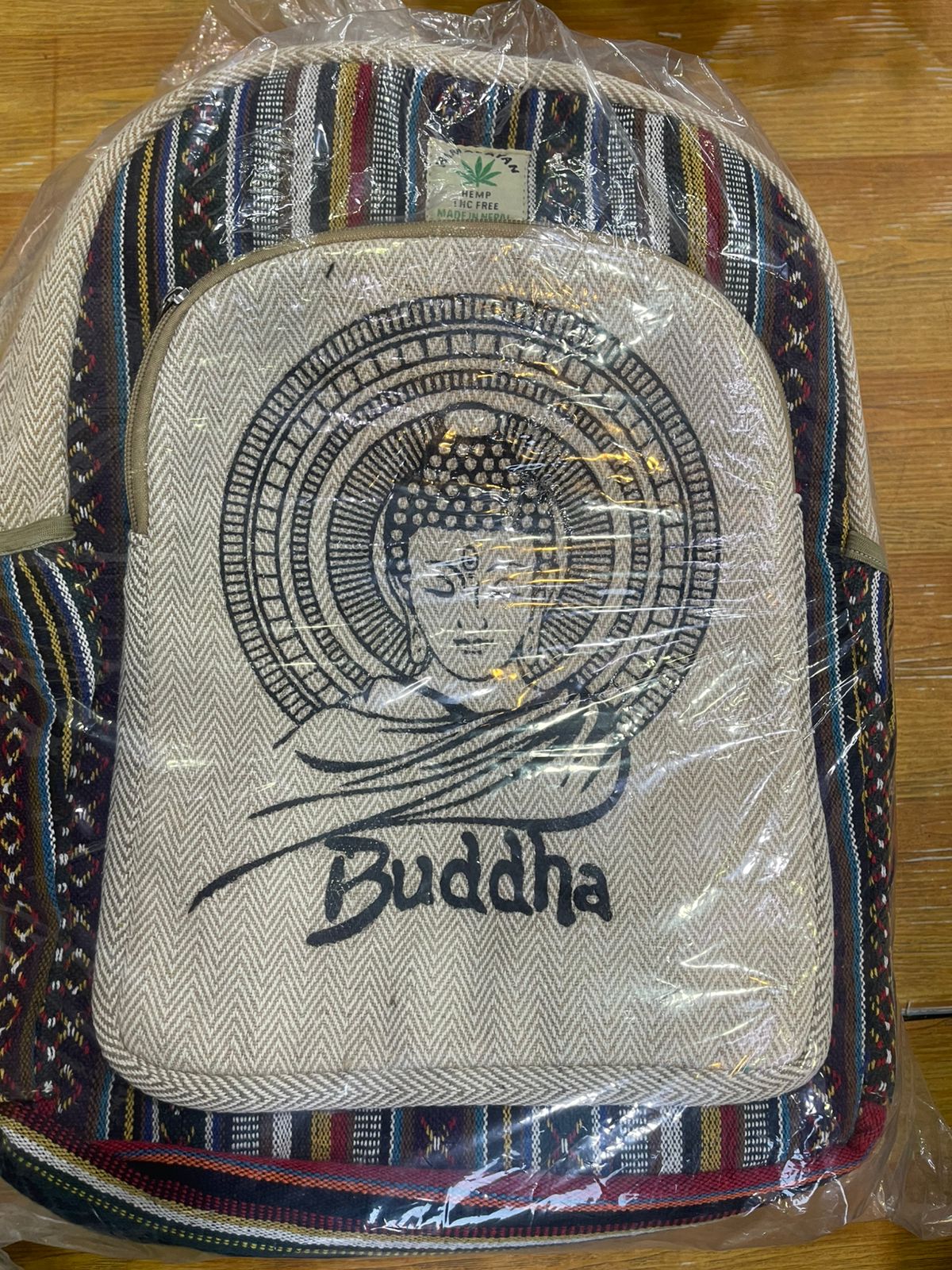 Hemp Backpack – Handmade in Nepal. (BAG24)