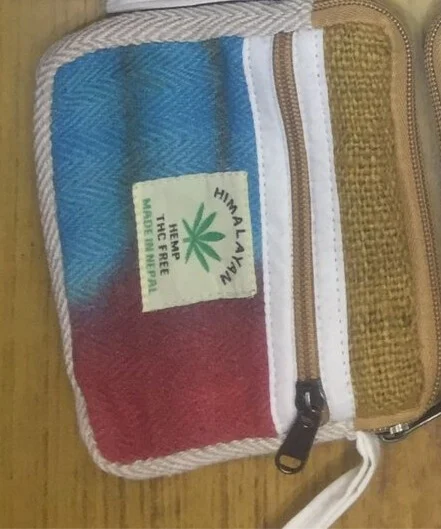 Himalaya Hemp wallet & Coin Purse – Rainbow(W9)