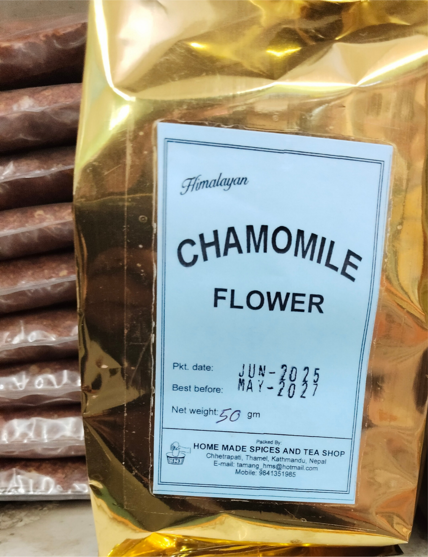 Pure Chamomille Flowers 100g. (T6)