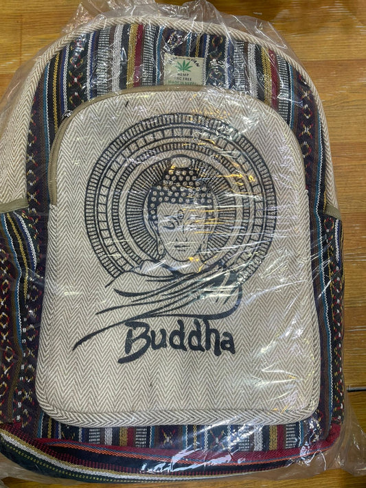 Hemp Backpack – Handmade in Nepal. (BAG24)