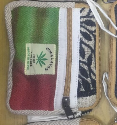 Himalayan Hemp wallet & Coin Purse – Rainbow(W8)