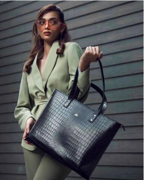 Himkimalya Leather Tote Bag Sku-1267