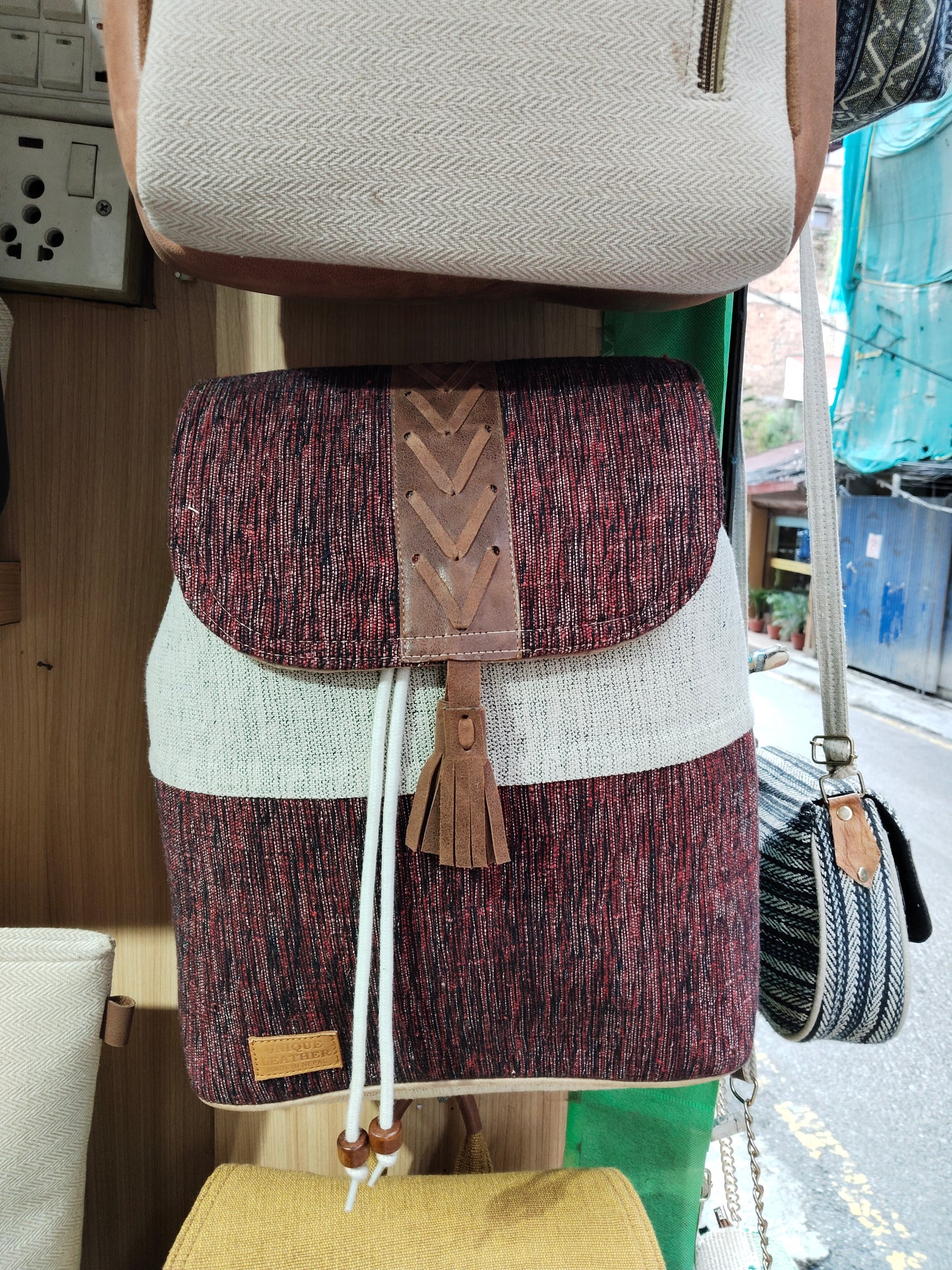 Himkimalya Hemp Leather Backpack