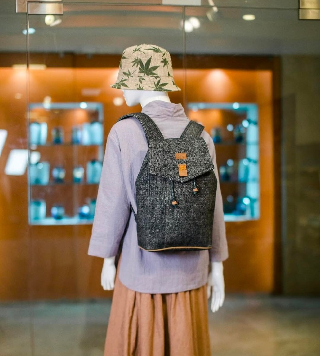 Himkimalya Hemp Leather Backpack